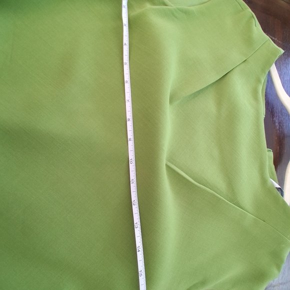 Max Mara Green Sheath Dress With Belt - Picture 4 of 15